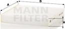 Mann-Filter CU 20 006 - Фильтр воздуха в салоне unicars.by