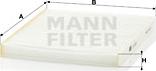 Mann-Filter CU 2129 - Фильтр воздуха в салоне unicars.by