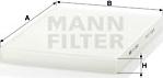 Mann-Filter CU 2882 - Фильтр воздуха в салоне unicars.by