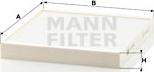 Mann-Filter CU 2349 - Фильтр воздуха в салоне unicars.by