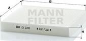 Mann-Filter CU 2345 - Фильтр воздуха в салоне unicars.by