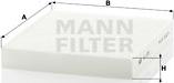 Mann-Filter CU 2351 - Фильтр воздуха в салоне unicars.by