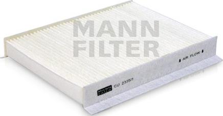 Mann-Filter CU 2335/1 - Фильтр воздуха в салоне unicars.by