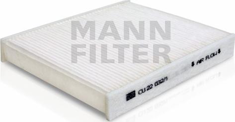 Mann-Filter CU 22 032/1 - Фильтр воздуха в салоне unicars.by