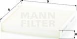 Mann-Filter CU 22 029 - Фильтр воздуха в салоне unicars.by