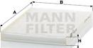 Mann-Filter CU 2218 - Фильтр воздуха в салоне unicars.by