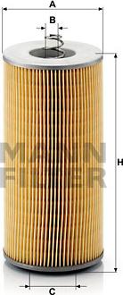 Mann-Filter H 12 110/2 x - Масляный фильтр unicars.by