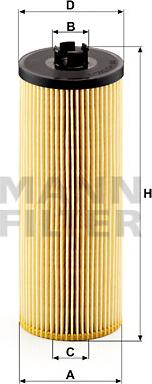 Mann-Filter HU 945/2 x - Масляный фильтр unicars.by