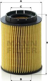 Mann-Filter HU 932/6 n - Масляный фильтр unicars.by