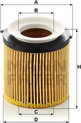 Mann-Filter HU 8002 x KIT - Масляный фильтр unicars.by