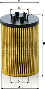 Mann-Filter HU 715/5 x - Масляный фильтр unicars.by