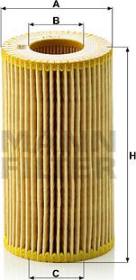 Mann-Filter HU 718/1 n - Масляный фильтр unicars.by