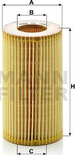 Mann-Filter HU 718/1 y - Масляный фильтр unicars.by