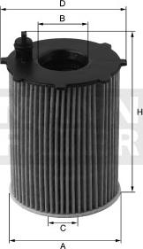 Mann-Filter HU 718/8 x - Масляный фильтр unicars.by