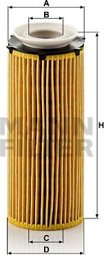 Mann-Filter HU 720/3 x - Масляный фильтр unicars.by