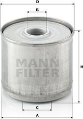 Mann-Filter P 917/1 x - Топливный фильтр unicars.by