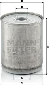 Mann-Filter P 939 x - Топливный фильтр unicars.by