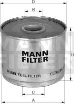 Mann-Filter P 935/2 - Топливный фильтр unicars.by