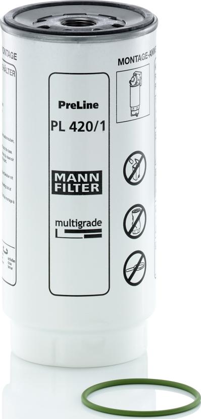 Mann-Filter PL 420/1 x - Топливный фильтр unicars.by