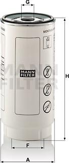 Mann-Filter PL 420/7 x - Топливный фильтр unicars.by