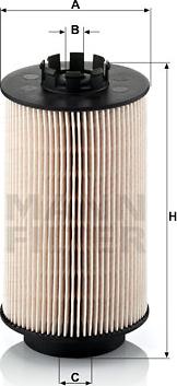 Mann-Filter PU 1059 x - Топливный фильтр unicars.by