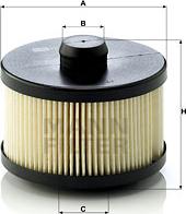 Mann-Filter PU 10 001 x - Топливный фильтр unicars.by