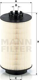 Mann-Filter PU 10 008 x - Топливный фильтр unicars.by