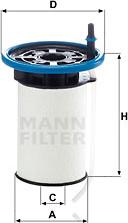 Mann-Filter PU 7005 - Топливный фильтр unicars.by