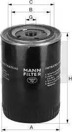 Mann-Filter W 712/65 - Масляный фильтр unicars.by