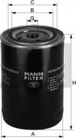 Mann-Filter W 910/3 - Масляный фильтр unicars.by