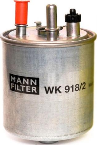 Mann-Filter W 918/2 x - Топливный фильтр unicars.by