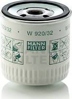 Mann-Filter W 920/32 - Масляный фильтр unicars.by