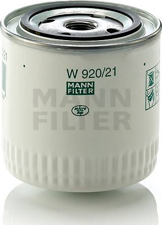 Mann-Filter W 920/21 (10) - Масляный фильтр unicars.by