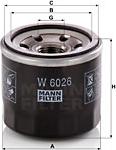 Mann-Filter W 6026 - Масляный фильтр unicars.by