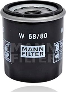 Mann-Filter W 68/80 - Масляный фильтр unicars.by