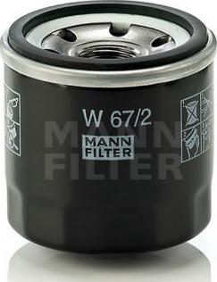 Mann-Filter W 67/81 - Масляный фильтр unicars.by