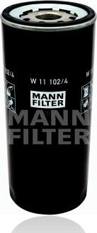 Mann-Filter W 11 102/4 - Масляный фильтр unicars.by