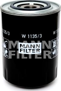 Mann-Filter W 1135/3 - Масляный фильтр unicars.by