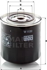 Mann-Filter W 1130 - Масляный фильтр unicars.by