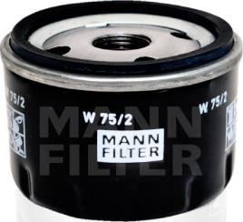 Mann-Filter W 75/2 - Масляный фильтр unicars.by