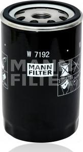 Mann-Filter W 7192 - Масляный фильтр unicars.by