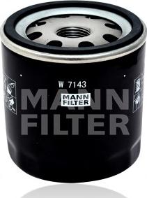 Mann-Filter W 714/3 - Масляный фильтр unicars.by