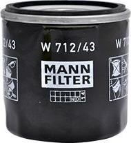 Mann-Filter W 712/43 - Масляный фильтр unicars.by