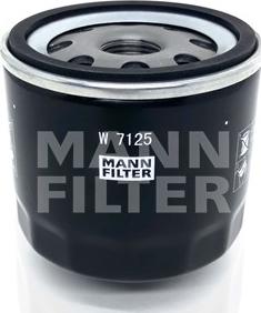 Mann-Filter W 7125 - Масляный фильтр unicars.by