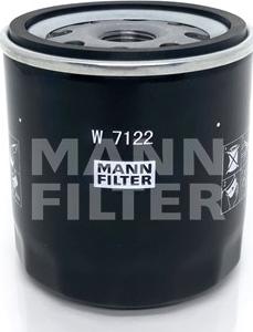 Mann-Filter W 712/2 - Масляный фильтр unicars.by