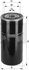 Mann-Filter W 12 205/1 - Масляный фильтр unicars.by