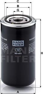 Mann-Filter WD 950/3 - Масляный фильтр unicars.by