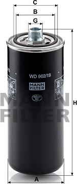 Mann-Filter WD 962/19 - Гидрофильтр, автоматическая коробка передач unicars.by