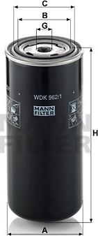 Mann-Filter WDK 962/1 - Топливный фильтр unicars.by