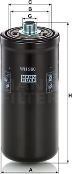 Mann-Filter WH 960 - Гидрофильтр, автоматическая коробка передач unicars.by